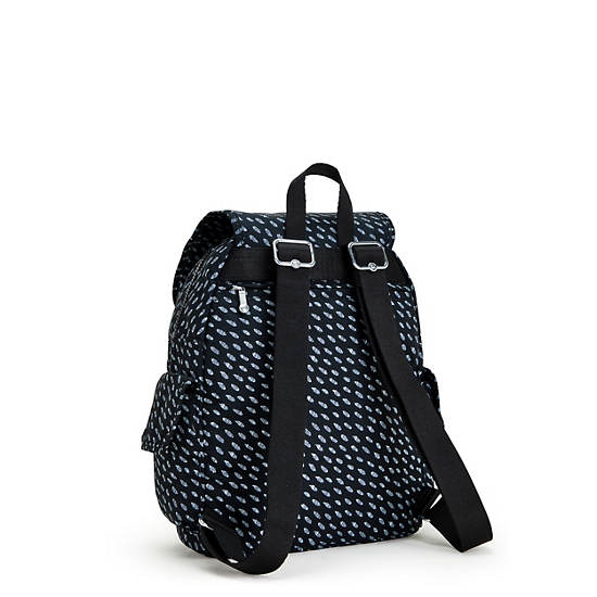 Kipling City Pack Small Printed Ryggsäck Svarta | SE 1699GS